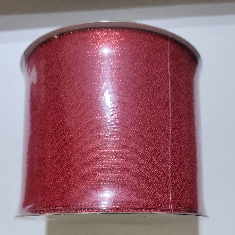 Sparkling Red Ribbon 5 Inches Wide